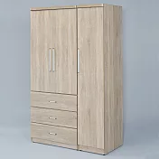 《Homelike》肯奇4x7衣櫃(橡木色)