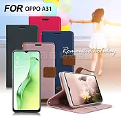 Xmart for OPPO A31 度假浪漫風支架皮套藍