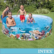 【INTEX】免充氣幼童戲水游泳池244x46cm(2040L) 適用3歲+(58472)