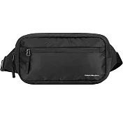 《TRAVELON》雙層防盜輕便腰包(黑)