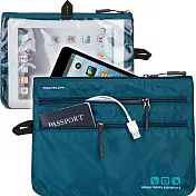 《TRAVELON》10吋平板觸控收納袋(藍)