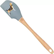 《NOW》木柄矽膠刮刀(米格魯33cm)