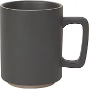《NOW》磨砂陶瓷馬克杯(深灰400ml)