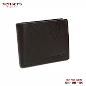 【vensers】小牛皮潮流個性皮夾(NB0154801咖啡短夾)