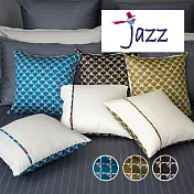 【麗塔寢飾】40支紗精梳棉 40*40cm抱枕套(一入) Jazz- 綠色