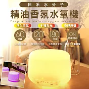日系水分子精油香氛水氧機 七彩款