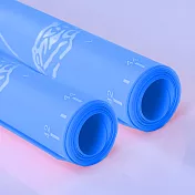 糖果色矽膠刻度揉麵烘焙墊/擀麵墊/烘焙工作墊(1入)藍色
