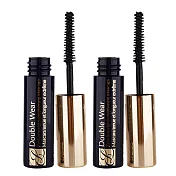 ESTEE LAUDER雅詩蘭黛 無瑕妍彩持久纖長睫毛膏#01 BLACK(2.8ml)X2-公司貨