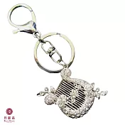 BILLY KING 貝麗晶 【樂器系列-48】(BK148) 七弦琴鑰匙圈