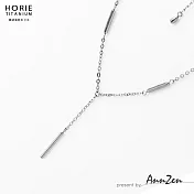 【AnnZen】《日本製 Horie》純鈦磁石項鍊-鈦棒