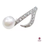 BILLY KING 貝麗晶 【音符系列-13】(BK160) 8分音符珍珠胸針