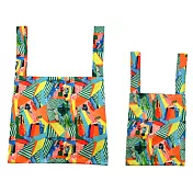 我的家庭真可愛提袋-綠色(買大送小)