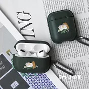 INJOYmall for AirPods 山茶花開時 保護套 TPU收納盒 附掛勾