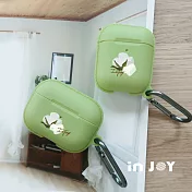 INJOYmall for AirPods 好心情棉花 保護套 TPU收納盒 附掛勾