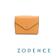 ZODENCE FLIP雙面牛皮三折短夾- 鵝黃