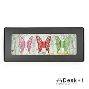 【Desk+1立體磁鐵】冷碎蝶3入A