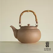 【陸寶LOHAS】寶滿燒水陶壺1號 0.9L 直火電陶爐 進口耐熱陶土 品茗     岩黃