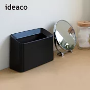 【日本ideaco】纖形斜口桌邊置物/垃圾桶-1.7L -黑