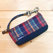 WaWu 拉鍊鑰匙包 客製接單生產 (彩格)