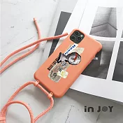 INJOYmall for iPhone X 維納斯的誕生 二合一防摔背繩手機殼