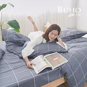 《BUHO》雙人加大三件式床包枕套組 《夜光之旅》