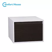 【Comfort House】一抽櫃深胡桃色