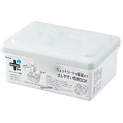 日本製【INOMATA】濕紙巾收納盒 白