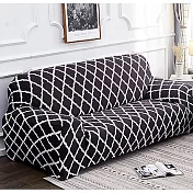 【巴芙洛】左轉遇見你舒適彈性沙發套1人(1人座彈性沙發套/沙發套/舒適彈性沙發套)-轉變黑