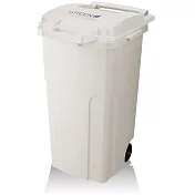 日本RISU｜GREEN戶外機能型連結式大容量垃圾桶 70L 白色