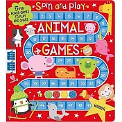 Spin And Play：Animal Games 動物桌遊遊戲書(外文書)