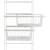 [MUJI無印良品]SUS追加網籃/ 亮面淺灰/84