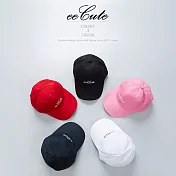 eeCute品牌經典帽 (熱情紅)