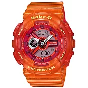 CASIO BABY-G 耀眼亮彩甜心運動休閒腕錶-BA-110JM-4ADR