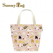 Sunny Bag x 貓小姐Ms.Cat-托特包 蛋蛋的N種吃法-粉