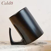 【Caldo卡朵生活】設計師款簡約可倒立馬克杯 400ml 百搭黑