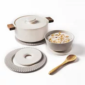 EASY KITCHEN - 2合1幾何紋矽膠隔熱墊組