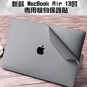 新款 MacBook Air 13吋 A1932專用機身保護貼(透明磨砂)