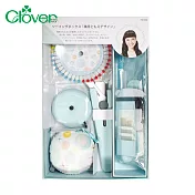 日本限定商品Clover可樂牌篠原友惠設計洋裁縫針線盒74-544(62件;含拼布剪刀.線.針插.珠針.縫紉針.錐子.線頭剪.水溶鉛筆)適嫁妝送禮