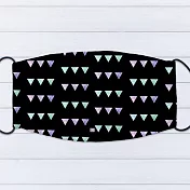 IHERMI 黑倒三角 個性口罩 台灣製