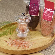 【ROSEBAY】喜馬拉雅山食用岩鹽-紅寶石+西洋棋造型研磨罐 組合