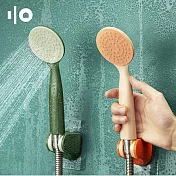 繽紛多彩花灑沐浴蓮蓬頭(附牆座)橙色