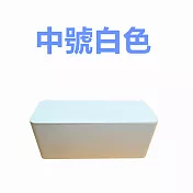 【LOTUS】電線收納盒 整理盒 中號(電線收納)白色
