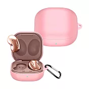【SAMSUNG 三星】Buds Live 藍牙耳機專用矽膠保護套(附掛勾) 粉色