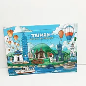 JB DESIGN-文創拼圖明信片-台灣天空