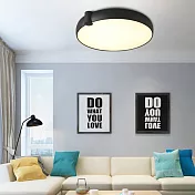 H&R安室家 LED麵包吸頂燈 ZA0061黑色