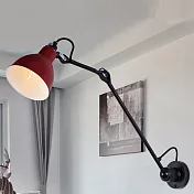 H&R安室家 長桿萬能工作壁燈 ZA0033紅色