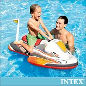 【INTEX】水上摩拖車造型充氣戲水玩具/浮排117x77cm 適3歲以上(57520)