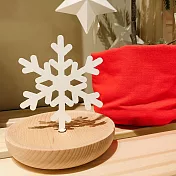 Fold & Plait 星光燦爛-拓香木座(雪花)