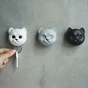 QUALY 喵喵鑰匙圈(白)