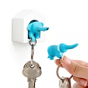 QUALY 小象哨匙圈(藍)